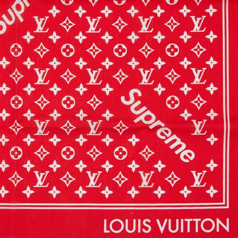 louis vuitton supreme bandana for sale